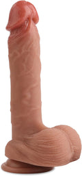Realistic Dildo for Beginners Lifelike Huge  Dildo, with Strong Suction Cup for Hands-Free Play, Realistic Penis for G-Spot Stimulation Dildos Anal Sex Toys for Women and Couple 7.7 "