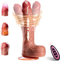 Thrusting Dildo Vibrator Sex Toys for Women Realistic Dildos 6in1 Penis with Suction Cup 9 Vibrations & 3 Thrusting Swing, Heating Modes Anal Dildo with Remote trol Couple Adult Sex Toys & Games