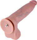 13.5” Gigantic Dual-Density  Dildo, 10.5” Insertable Length Dong with  System for Advanced User, XXL Size, ,  Series