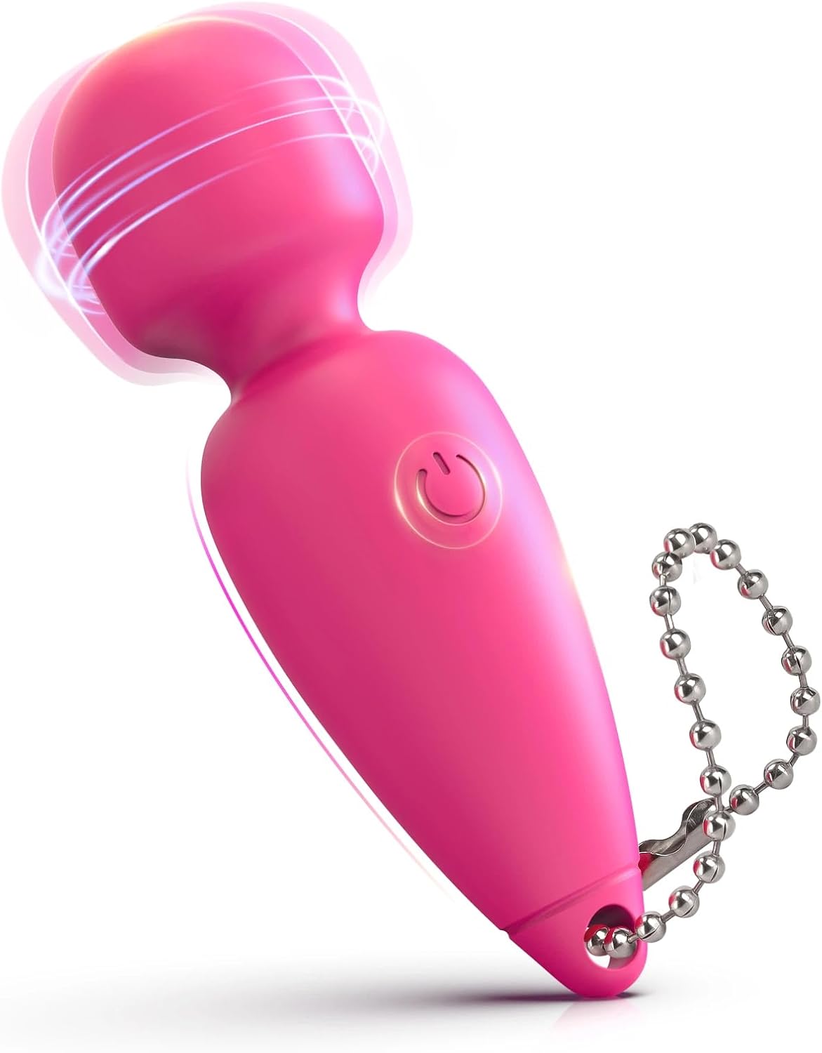 Sex Toy Mini Vibrator Wand, Adult Sex Toys for Women Bullet Vibrator Clitoris Stimulation 10 Patterns Rechargeable Quiet Waterproof Vibrators, Women Adult Sex Toys & Games Juguetes Sexuales (Pink)
