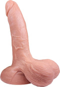 Realistic Dual Density  Dildo, 7.0 Inches Insertable (Light Skin)